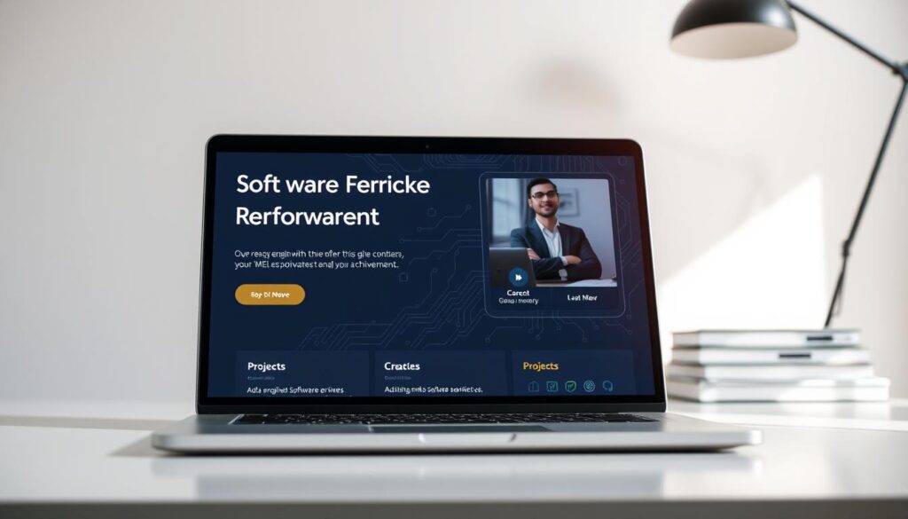 software engineer portfolio example